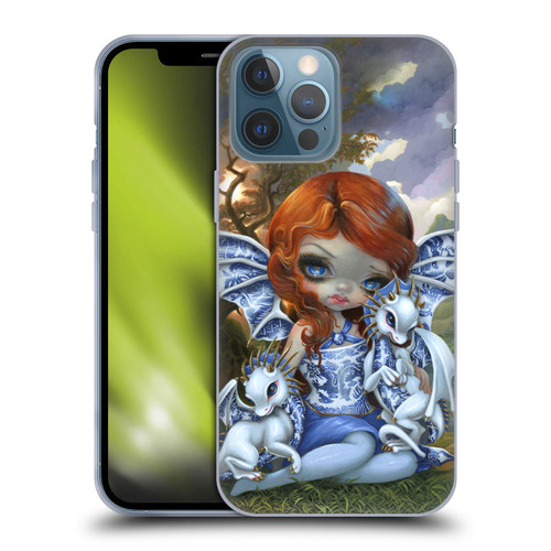 Strangeling Dragon Blue Willow Fairy Soft Gel Case for Apple iPhone 13 Pro Max