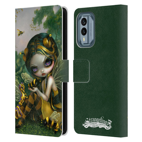 Strangeling Dragon Bee Fairy Leather Book Wallet Case Cover For Nokia X30