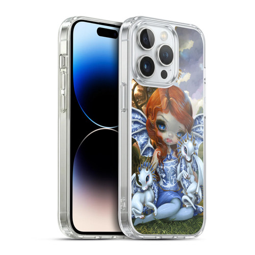 Strangeling Dragon Blue Willow Fairy Soft Gel Case for Apple iPhone 14 Pro & MagSafe