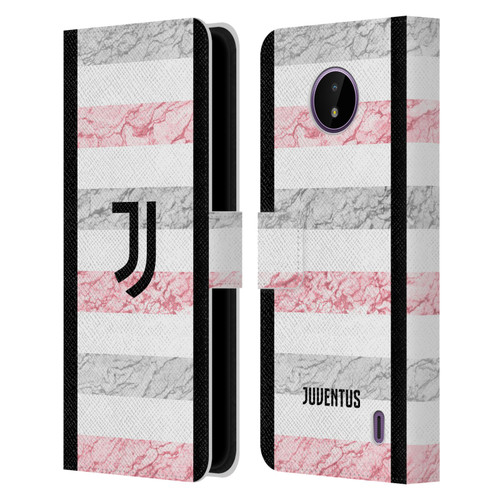 Juventus Football Club 2023/24 Match Kit Away Leather Book Wallet Case Cover For Nokia C10 / C20