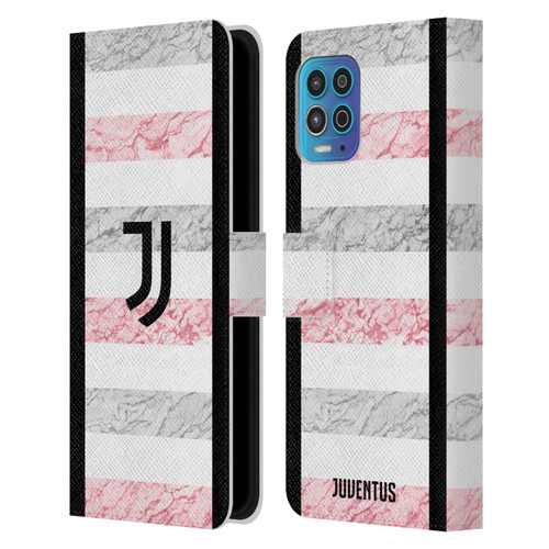 Juventus Football Club 2023/24 Match Kit Away Leather Book Wallet Case Cover For Motorola Moto G100