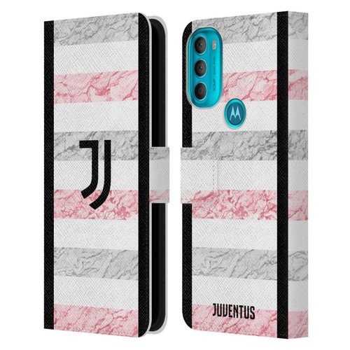 Juventus Football Club 2023/24 Match Kit Away Leather Book Wallet Case Cover For Motorola Moto G71 5G