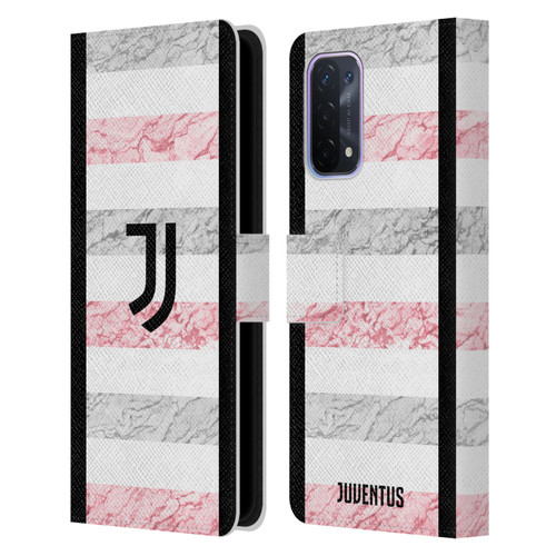 Juventus Football Club 2023/24 Match Kit Away Leather Book Wallet Case Cover For OPPO A54 5G