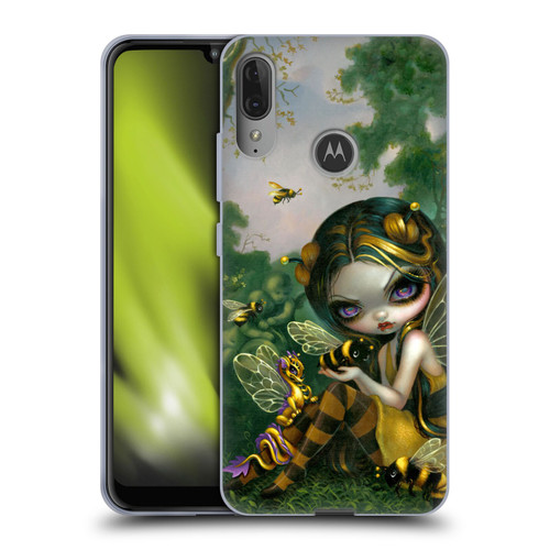 Strangeling Dragon Bee Fairy Soft Gel Case for Motorola Moto E6 Plus