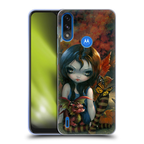 Strangeling Dragon Autumn Fairy Soft Gel Case for Motorola Moto E7 Power / Moto E7i Power