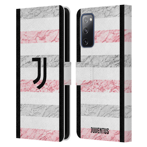 Juventus Football Club 2023/24 Match Kit Away Leather Book Wallet Case Cover For Samsung Galaxy S20 FE / 5G