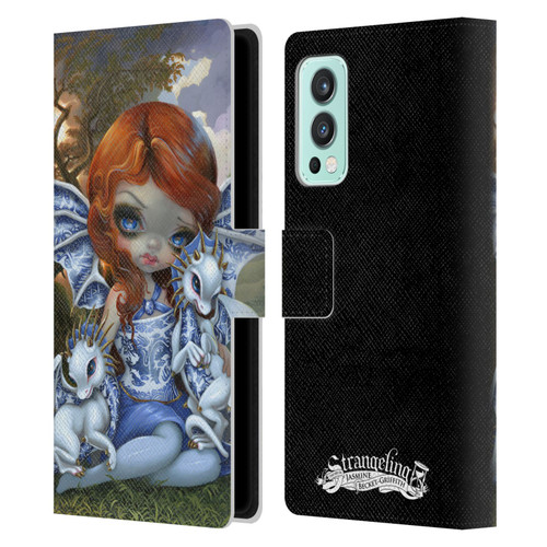 Strangeling Dragon Blue Willow Fairy Leather Book Wallet Case Cover For OnePlus Nord 2 5G