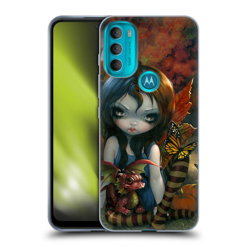 Strangeling Dragon Autumn Fairy Soft Gel Case for Motorola Moto G71 5G