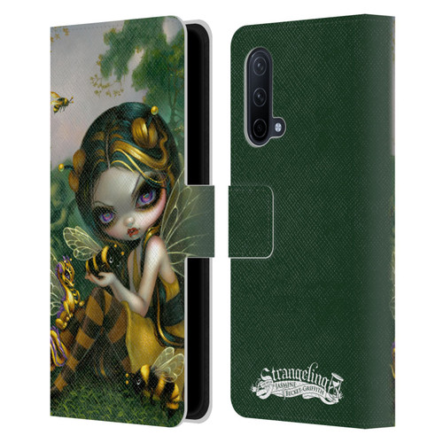 Strangeling Dragon Bee Fairy Leather Book Wallet Case Cover For OnePlus Nord CE 5G