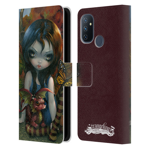 Strangeling Dragon Autumn Fairy Leather Book Wallet Case Cover For OnePlus Nord N100