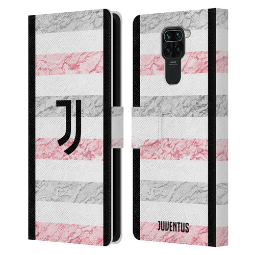 Juventus Football Club 2023/24 Match Kit Away Leather Book Wallet Case Cover For Xiaomi Redmi Note 9 / Redmi 10X 4G