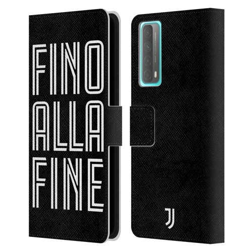 Juventus Football Club Type Fino Alla Fine Black Leather Book Wallet Case Cover For Huawei P Smart (2021)