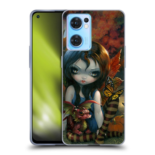 Strangeling Dragon Autumn Fairy Soft Gel Case for OPPO Reno7 5G / Find X5 Lite