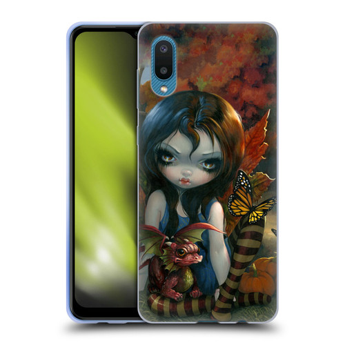 Strangeling Dragon Autumn Fairy Soft Gel Case for Samsung Galaxy A02/M02 (2021)
