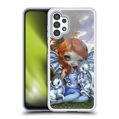 Strangeling Dragon Blue Willow Fairy Soft Gel Case for Samsung Galaxy A13 (2022)