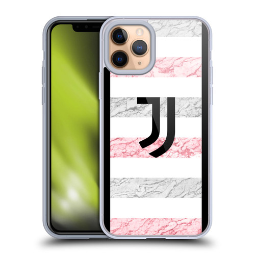 Juventus Football Club 2023/24 Match Kit Away Soft Gel Case for Apple iPhone 11 Pro