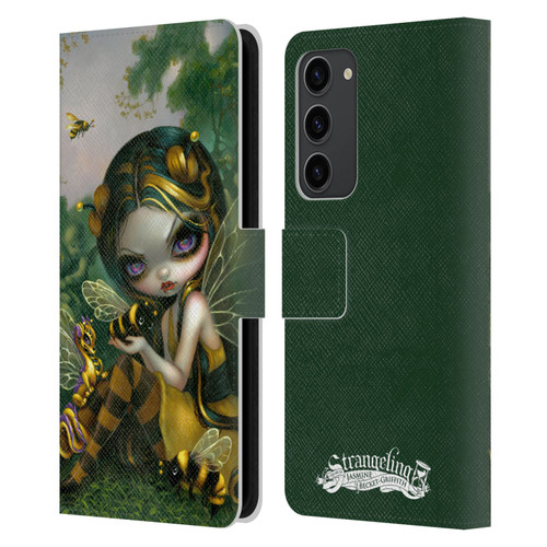Strangeling Dragon Bee Fairy Leather Book Wallet Case Cover For Samsung Galaxy S23+ 5G