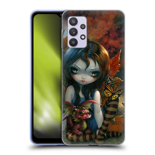 Strangeling Dragon Autumn Fairy Soft Gel Case for Samsung Galaxy A32 5G / M32 5G (2021)