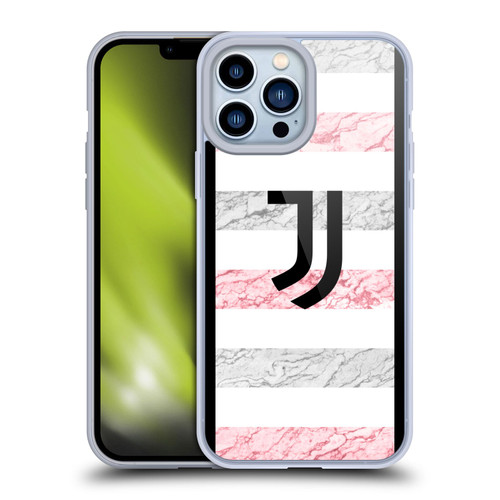 Juventus Football Club 2023/24 Match Kit Away Soft Gel Case for Apple iPhone 13 Pro Max