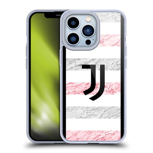 Juventus Football Club 2023/24 Match Kit Away Soft Gel Case for Apple iPhone 13 Pro