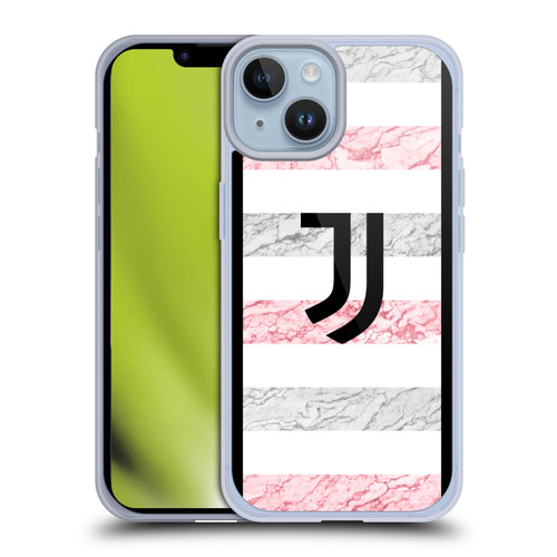 Juventus Football Club 2023/24 Match Kit Away Soft Gel Case for Apple iPhone 14