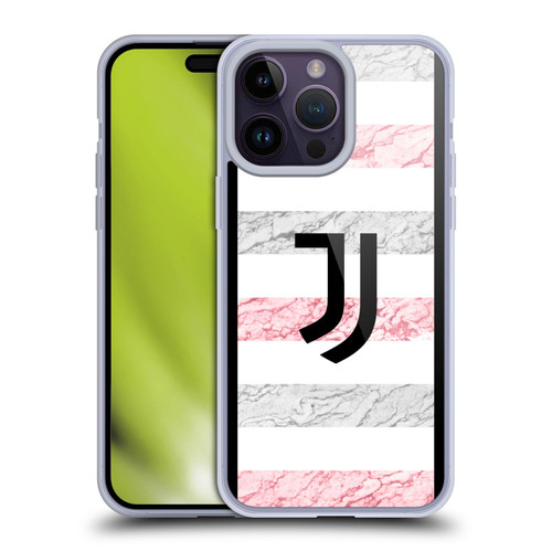 Juventus Football Club 2023/24 Match Kit Away Soft Gel Case for Apple iPhone 14 Pro Max