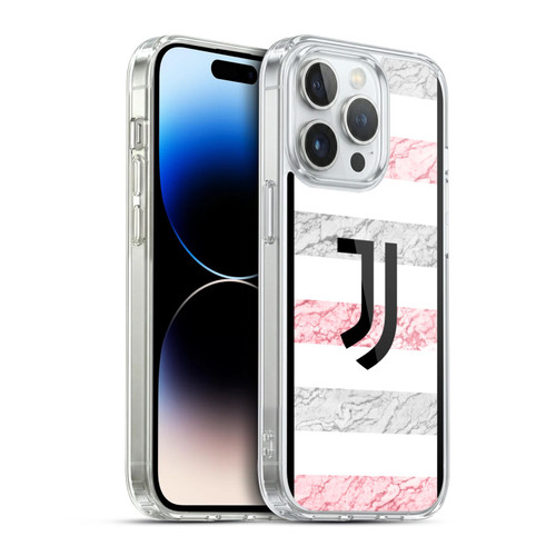 Juventus Football Club 2023/24 Match Kit Away Soft Gel Case for Apple iPhone 14 Pro & MagSafe