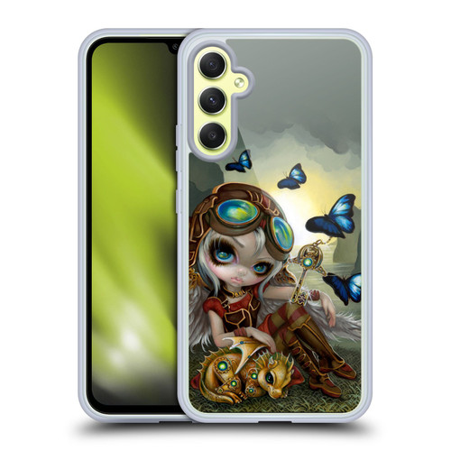 Strangeling Dragon Steampunk Fairy Soft Gel Case for Samsung Galaxy A34 5G