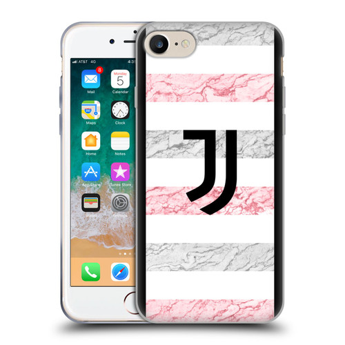 Juventus Football Club 2023/24 Match Kit Away Soft Gel Case for Apple iPhone 7 / 8 / SE 2020 & 2022