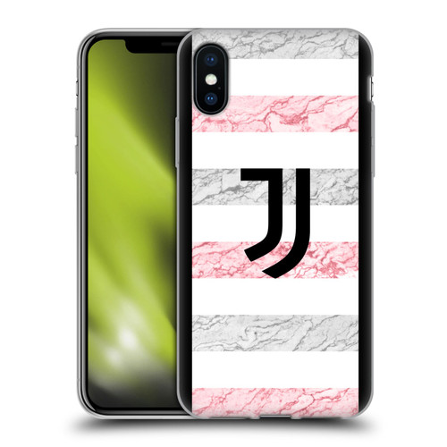 Juventus Football Club 2023/24 Match Kit Away Soft Gel Case for Apple iPhone X / iPhone XS