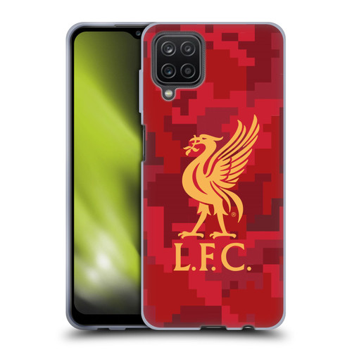Liverpool Football Club Digital Camouflage Home Red Soft Gel Case for Samsung Galaxy A12 (2020)