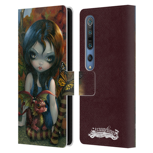 Strangeling Dragon Autumn Fairy Leather Book Wallet Case Cover For Xiaomi Mi 10 5G / Mi 10 Pro 5G