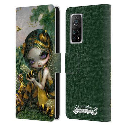 Strangeling Dragon Bee Fairy Leather Book Wallet Case Cover For Xiaomi Mi 10T 5G