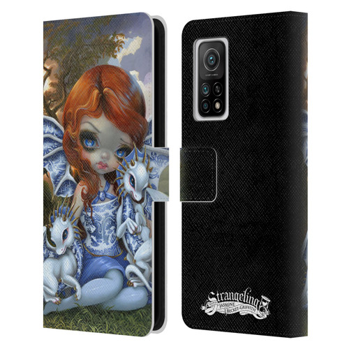 Strangeling Dragon Blue Willow Fairy Leather Book Wallet Case Cover For Xiaomi Mi 10T 5G