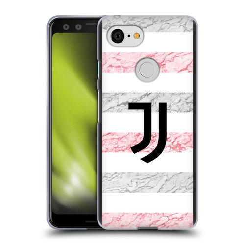Juventus Football Club 2023/24 Match Kit Away Soft Gel Case for Google Pixel 3