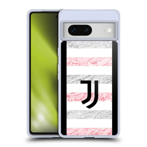 Juventus Football Club 2023/24 Match Kit Away Soft Gel Case for Google Pixel 7