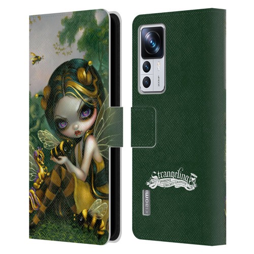 Strangeling Dragon Bee Fairy Leather Book Wallet Case Cover For Xiaomi 12T Pro