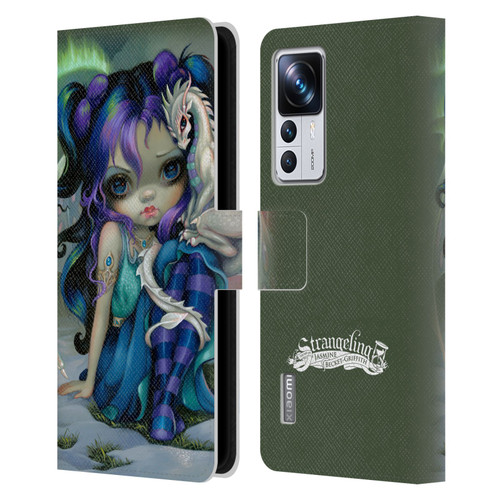Strangeling Dragon Frost Winter Fairy Leather Book Wallet Case Cover For Xiaomi 12T Pro