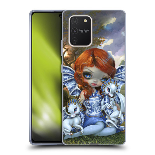 Strangeling Dragon Blue Willow Fairy Soft Gel Case for Samsung Galaxy S10 Lite