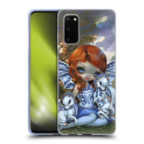 Strangeling Dragon Blue Willow Fairy Soft Gel Case for Samsung Galaxy S20 / S20 5G