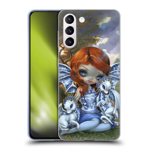 Strangeling Dragon Blue Willow Fairy Soft Gel Case for Samsung Galaxy S21+ 5G