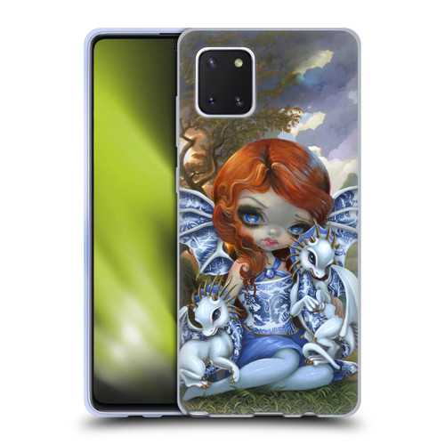 Strangeling Dragon Blue Willow Fairy Soft Gel Case for Samsung Galaxy Note10 Lite