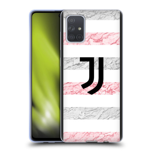 Juventus Football Club 2023/24 Match Kit Away Soft Gel Case for Samsung Galaxy A71 (2019)