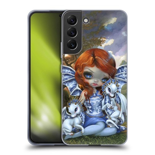 Strangeling Dragon Blue Willow Fairy Soft Gel Case for Samsung Galaxy S22+ 5G