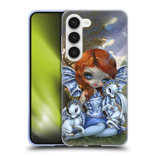 Strangeling Dragon Blue Willow Fairy Soft Gel Case for Samsung Galaxy S23 5G