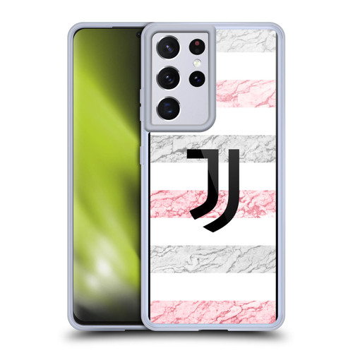 Juventus Football Club 2023/24 Match Kit Away Soft Gel Case for Samsung Galaxy S21 Ultra 5G