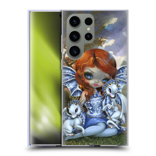 Strangeling Dragon Blue Willow Fairy Soft Gel Case for Samsung Galaxy S23 Ultra 5G
