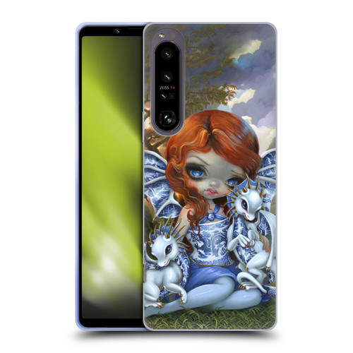Strangeling Dragon Blue Willow Fairy Soft Gel Case for Sony Xperia 1 IV