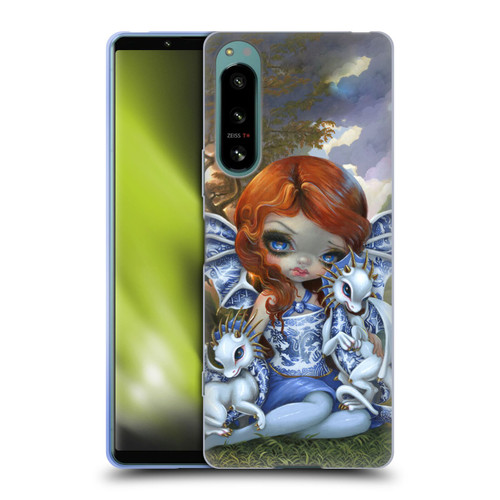 Strangeling Dragon Blue Willow Fairy Soft Gel Case for Sony Xperia 5 IV