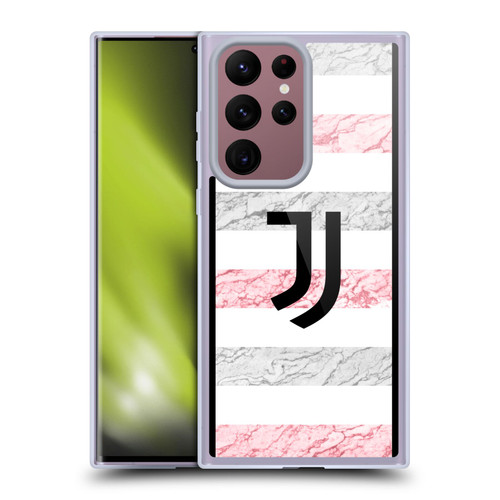 Juventus Football Club 2023/24 Match Kit Away Soft Gel Case for Samsung Galaxy S22 Ultra 5G